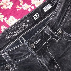 Miss Me Jeans, Dark Grey, Boot-cut, Size 32